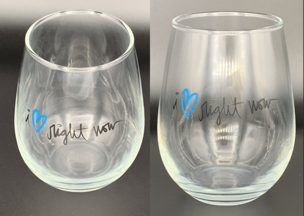 STEMLESS 'ILRN!' WINE GLASS, 11OZ