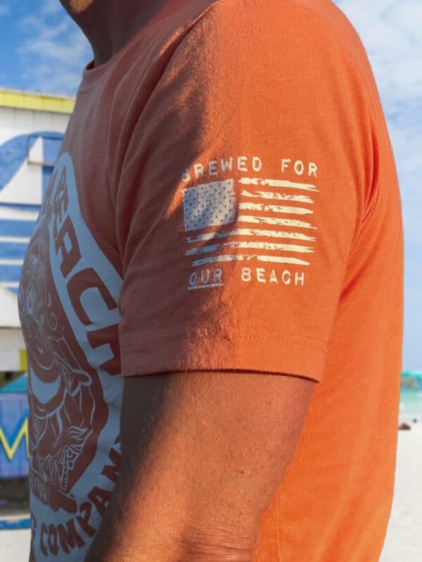 UNISEX LOGO 'BREWED FOR OUR BEACH' TEES