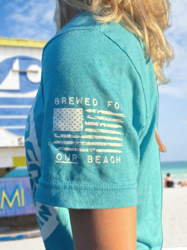 UNISEX LOGO 'BREWED FOR OUR BEACH' TEES - Image 3